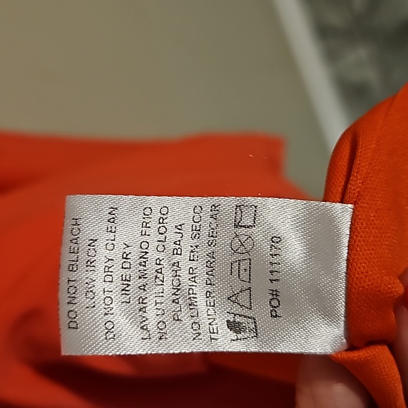 Perfectly Priscilla Dress, size 1xl, 100% polyester, color  Coral - Picture 3 of 5